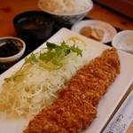 とんかつビストロ 肉のマルコウ - ロースかつ定食(220g)