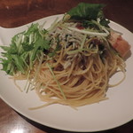 フィンガーズ・クロスト - シラスと水菜のペペロンチーノ（大盛り）