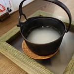 休日や - 蕎麦湯