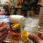 フリーダム ロード - H.30.10.24.夜 ハイボール vs 生ビール de 乾杯♪