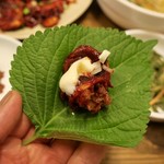 실비집 - 쭈꾸미구이(チュクミグイ:イイダコ焼き) 15000₩