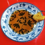 新ちゃん - ぎょうざのタレ　辣油ではなく辛子で