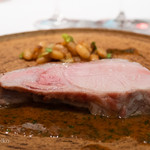 カンテサンス - 群馬県産 芋豚のロースト 実山椒のソース