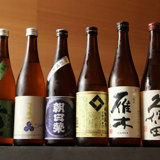 請品嘗適合當季食材的日本酒。盡情享受成人的片刻時光...。