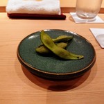 鮨 さかい - 八女の黒豆塩茹で