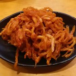 横浜家系ラーメン ぶっちぎり家 - 大根キムチ