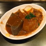 名代お好み焼太閤 - 黒鍋煮盛り合せ