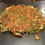 名代お好み焼太閤 - すじコンねぎ焼