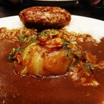 Kare Hausuko Ko Ichibanya - 淡路島玉ねぎの牛カレー「トッピング→チーズインハンバーグ」