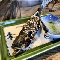 柳家 - 落ち鮎 蓼酢で