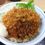 かつや - 月見メンチカツ丼（619円）