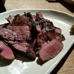 えぞ鹿の味噌漬け焼き