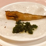 北島亭 - アミューズのメヒカリのフリット