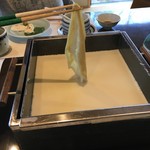 梅の花 - 引き上げ湯葉 私達の何時もの品です。