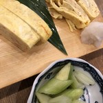 Hamayaki Kaisen Izakaya Daishou Suisan - 蟹入りだし巻き卵、当然ながら美味いですよ。