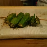 鳥しき - オクラ