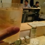 鳥しき - トリスハイボール