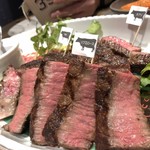 熟成和牛ステーキ グリルド エイジング・ビーフ - 