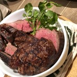 熟成和牛ステーキ グリルド エイジング・ビーフ - 