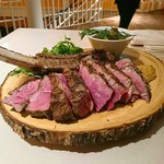 アランチーノ OSAKA - 肉屋の主人オススメ骨付きリブロース豪快トマホークステーキ