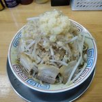 麺屋十郎兵衛 - 煮干十郎（汁なし・全部増し・上から）