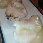 田助寿司 - こりこり食感のつぶ貝にぎり