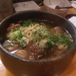 石臼挽き手打 蕎楽亭 - 牛すじの煮込み