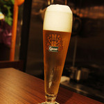 ワサファル - 泡がクリーミィなドイツビール