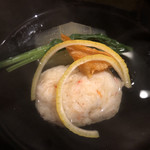 銀座 しのはら - バチコのアクセントが効いてます。