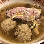 銀座 しのはら - ご覧に下さい。この濃厚な鴨汁を。