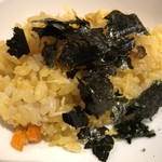 銀座 しのはら - 下から味噌がはみ出ています。想像するほど濃厚ではなかったかな。