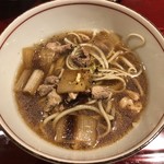 銀座 しのはら - 先程の鴨汁にお蕎麦を入れて鴨蕎麦。
