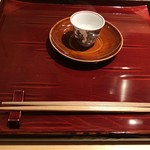 銀座 しのはら - 食前のお茶。