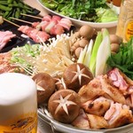 焼鳥DiningYUTORI - YUTORIの炙り鶏鍋コース！