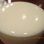 季節料理 加乃 - クリーミーな泡