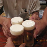 季節料理 加乃 - 楊枝を入れたまま・・