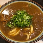 よつばの香 - カレーうどん(1玉) 583円。やわらかたまご天 129円。