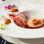 ザ・リッツ・カールトン大阪 - ☆オマール海老のコンソメジュレと雲丹のムース 生雲丹を添えて