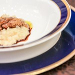 ザ・リッツ・カールトン大阪 - ☆ポルチーニ茸とパルメザンチーズのリゾット フォアグラのソテー