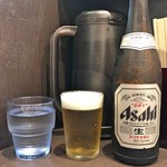 麺屋りゅう - 水 + 瓶ビール