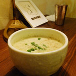 meu nota - 蕪とフェンネルの豆乳スープ