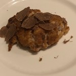 開化亭 - 真鱈の白子焼き イタリア産白トリュフ乗せ
