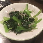 つくしのこ - ジャコと小松菜の炒め