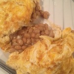 つくしのこ - 納豆オムレツ