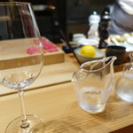 肉割烹 上 - 日本酒