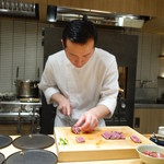 肉割烹 上 - シェフ