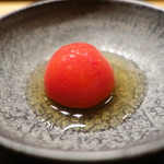 肉割烹 上 - 高知のトマト