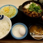 Matsuya - 肉増し牛鍋膳野菜セット