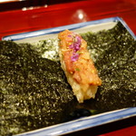 銀座 しのはら - 鮪とべったら漬けの手巻き寿司