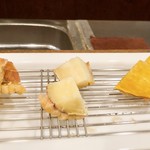 旬彩 天ぷら 心来(しんら） - さつまいも食べ比べ